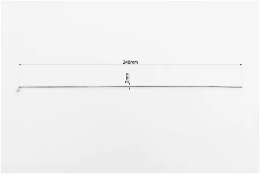 Спица 14Gx248мм (100шт к-кт), хром, ВЕЛОЗАПЧАСТИНИ, YQ-403538