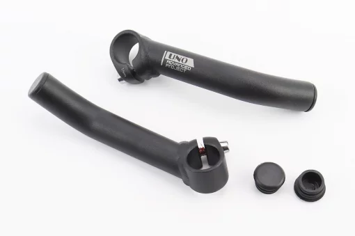 Рожки руля 22,2x130мм алюминиевые, чёрные SBE-16, ВЕЛОЗАПЧАСТИНИ, YQ-403618