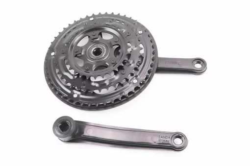 Шатуны "квадрат" 170мм, 48.38.28T MTB, чёрные BL 05, ВЕЛОЗАПЧАСТИНИ, YQ-403730