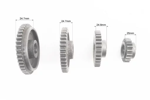 КПП-Вал шліцьевий L-150мм+шестерня Z-20+шестерня Z-31+шестерня Z-38+шестерня Z-43, к-кт 5шт 101-2, M175/195N, YQ-604256