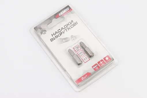 Бита PH3 25мм 1/4" S2 2шт (10-03-250), Витратні матеріали, YQ-703041