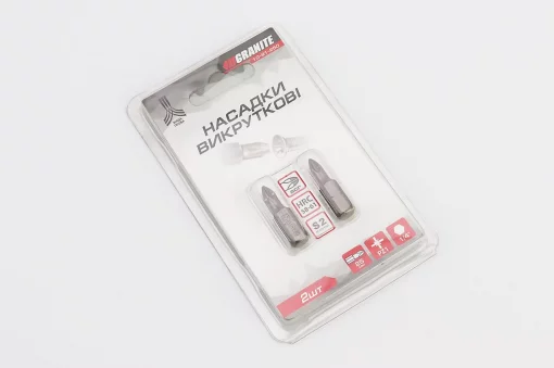 Біта PZ1 25мм 1/4" S2 2шт (10-91-250), Витратні матеріали, YQ-703043