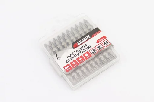 Бита двухсторонняя PH2/PH2 65мм 1/4" S2 10шт (10-22-651), Витратні матеріали, YQ-703049