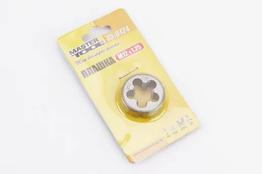 Плашка для нарезания резьбы M12x1,25мм 9XC DIN233 (15-0124), Витратні матеріали, YQ-703056