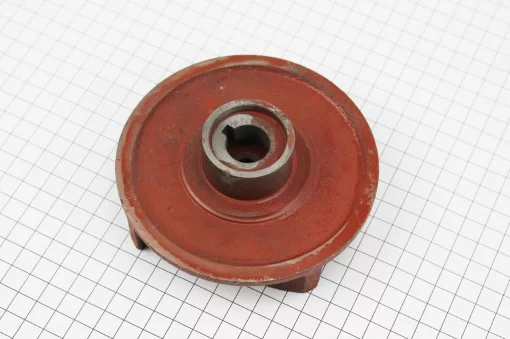 Робоче колесо (крильчатка) D-123мм, під вал d-20мм, 4 лопаті, чавун, Мотопомпа, YQ-611004