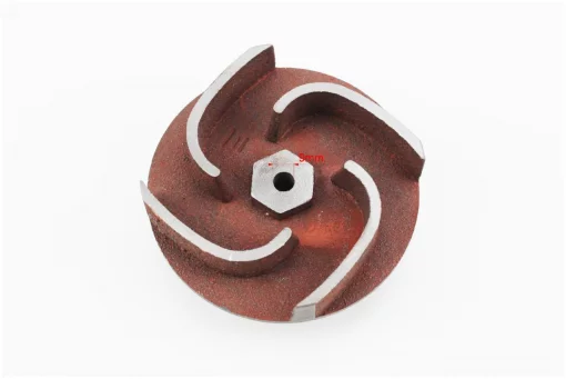 Робоче колесо (крильчатка) D-123мм, під вал d-20мм, 4 лопаті, чавун, Мотопомпа, YQ-611004