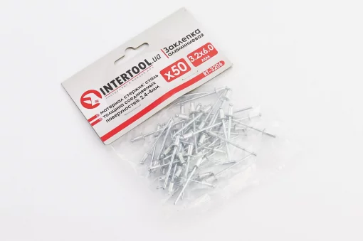 Заклепки алюмінієві 3,2х6мм, к-кт 50шт (RT-3206), Витратні матеріали, YQ-703119