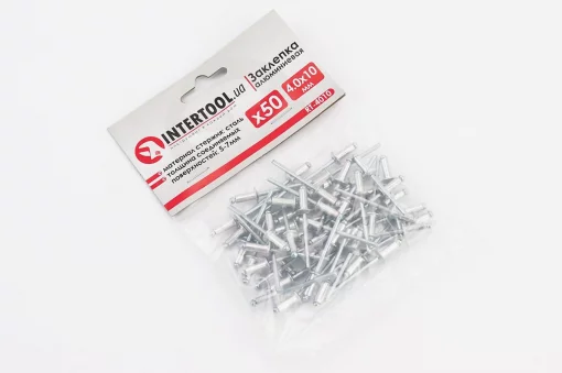 Заклепки алюмінієві 4х10мм, к-кт 50шт (RT-4010), Витратні матеріали, YQ-703121