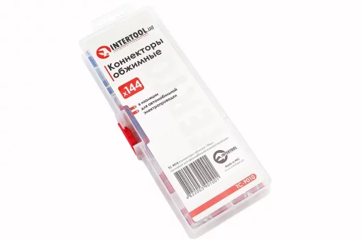 Контакты обжимные для электропроводки, 144шт изолированные (TC-9010), Витратні матеріали, YQ-703128