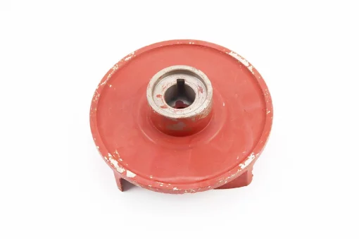 Рабочее колесо (крыльчатка), D-122мм, под вал, d-20мм, 4 лопасти "Сегментные", чугун, Мотопомпа, YQ-611092