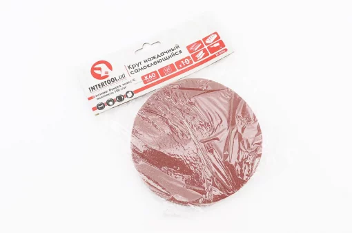 Круг шлифовальный самоклеющийся 125мм, бумага класс C, K60, к-кт 10шт (BT-0506), Витратні матеріали, YQ-703153