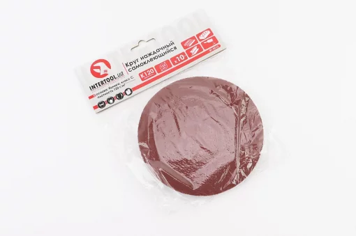 Круг шліфувальний самоклеючий 125мм, папір клас C, K120, к-кт 10шт (BT-0512), Витратні матеріали, YQ-703156