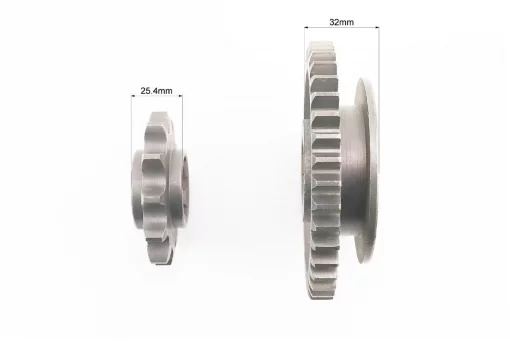 Редуктор фрези R175/180N/190N/195N-Вал первинний+зірка Z-12+Шестерня Z-40 81-1, НАВІСНЕ, YQ-604725