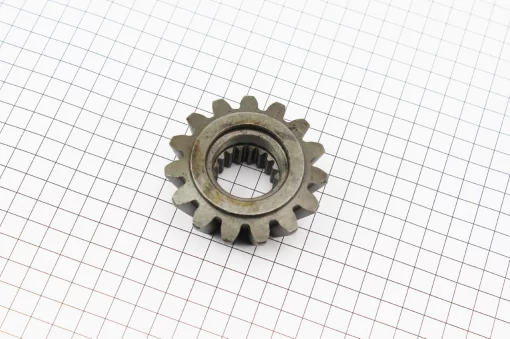 Шестерня переднего моста косая Z-15/18 Foton 244, ДТЗ 244, Jinma 244/264, Foton, Jinma, YQ-617104