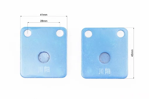 Тормозные колодки (дисковые) "квадрат" Viper-RACE/STORM/GY6, к-кт 2шт, ЗЧ-СКУТЕР, YQ-314094