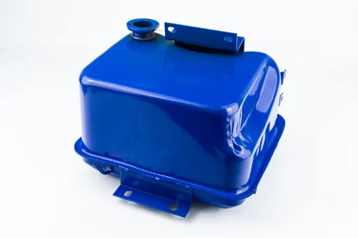 Бак топливный R195NM, 260x230x200мм, потайная горловина, отверстие под кран топливный, синий, D190/195N, YQ-624031