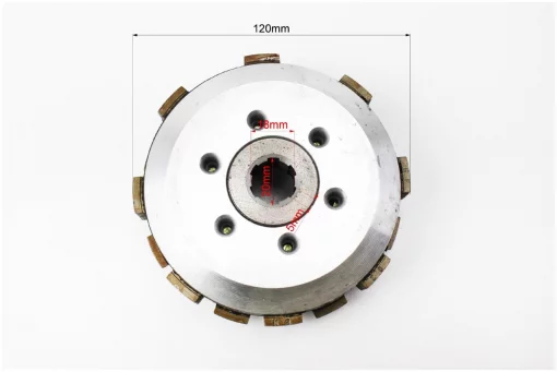 Зчеплення, маховик в зборі (6 болтів, маховик 73 зуб.) ZUBR/F5, CG125-250, YQ-326131