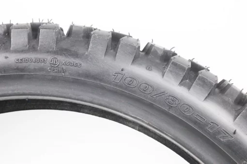 Шина 100/80-17 бескамерная, шипованная CROSS SB-107, ШИНИ, YQ-303973