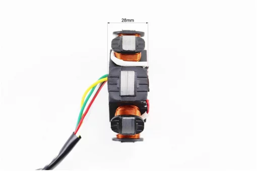 Статор магнето (генератора) (8 котушок роз'єм "мама 3+2") висота 28мм, 125-150сс 4Т, YQ-310305