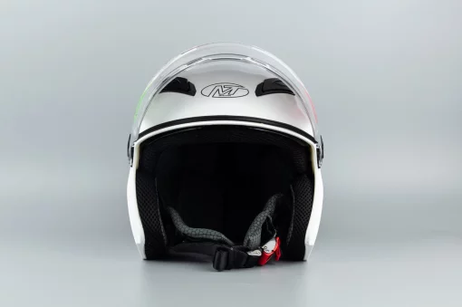 Шлем открытый с очками МТ 606 M, белый, ШОЛОМИ, YQ-360453