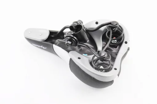 Сидіння MTB 260x160мм, чорно-сіре AZ-69D, ВЕЛОЗАПЧАСТИНИ, YQ-411915