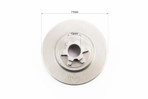 Тарелка сцепления "звезда" 3/8-6 3800, Partner-340S/350S/360S, AL-KO + подшипник, Б/П-Oleo Mac, YQ-205800