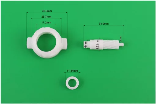 Шестерня спидометра (пластик)+червяк Honda DIO AF62, YQ-339523