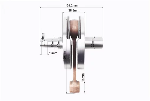 Коленвал лев./пр. (втулка) (Юпитер), ІЖ, YQ-342032