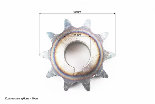 Зірка дворядна 630-10T-2 d-24мм V1100, Мототрактор, YQ-608130