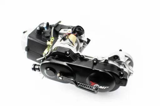 Двигун скутерний в зборі 4Т-80куб (короткий варіатор, довгий вал), ДВИГУН, YQ-307113