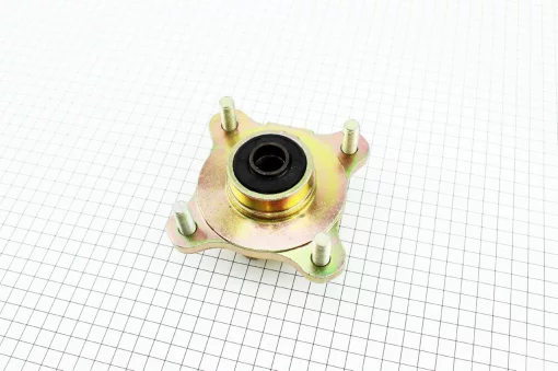 Ступиця колеса переднього для осі 17мм на 4 болти з кріпленням диска гальмівного, ЗЧ-ATV, YQ-335085