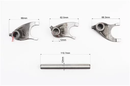 Вилка переключения передач к-кт 3шт+вал, Viper-125-150J, YQ-356101