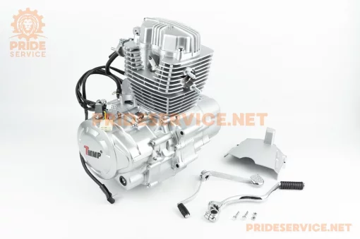 Двигатель мотоциклетный в сборе CG-200cc, ДВИГУН, YQ-307885