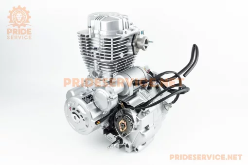 Двигатель мотоциклетный в сборе CG-200cc, ДВИГУН, YQ-307885