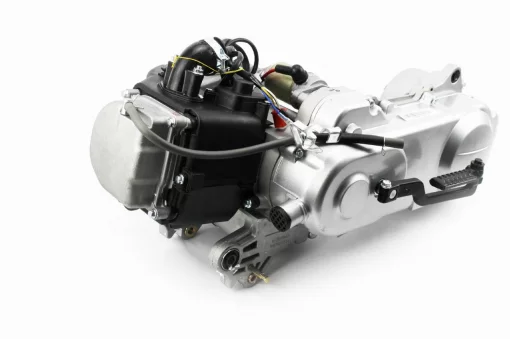 Двигатель скутерный в сборе 4Т-80куб (короткий вариатор, короткий вал), ДВИГУН, YQ-307030