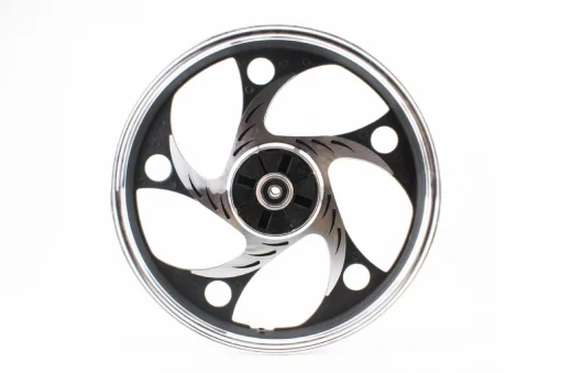 Диск задній литий 17x1,6 ALPHA/ACTIVE "хвиля", чорний (вісь 12мм), ACTIVE, YQ-320431