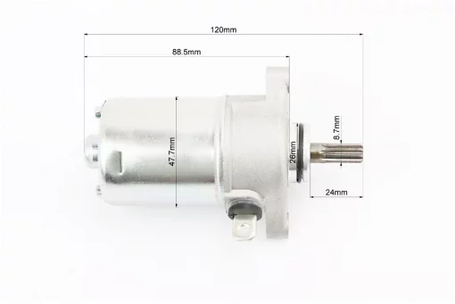 Стартер Yamaha SA26J, SA36J (длина вала 24мм), YQ-352949