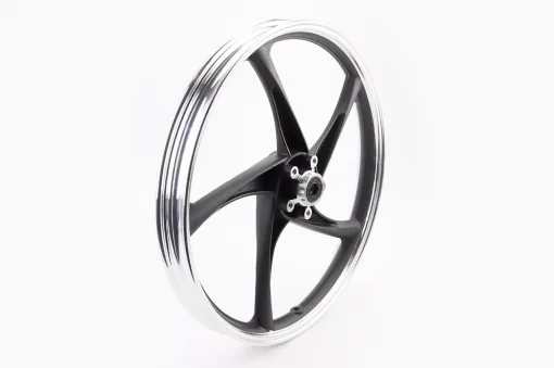 Диск передний литой 17x1,4 ACTIVE "лучи", чёрный "под дисковый тормоз" (ось 12мм), ACTIVE, YQ-320186