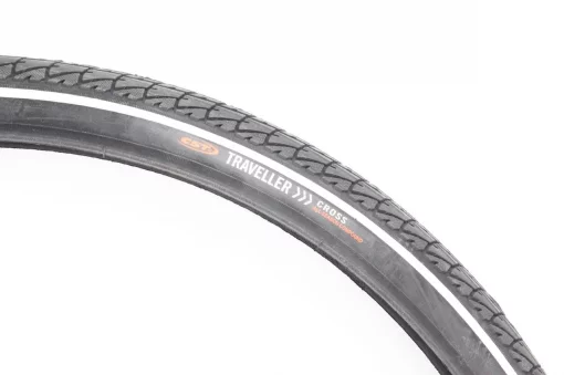 Шина 28"x1,75х2 (47-622) дорожная с белой полосой SKIP С1446, ВЕЛОШИНИ, YQ-402298