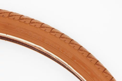 Шина 26"x1,75 (47-559) дорожная, коричневая SKIP С1446, ВЕЛОШИНИ, YQ-402680