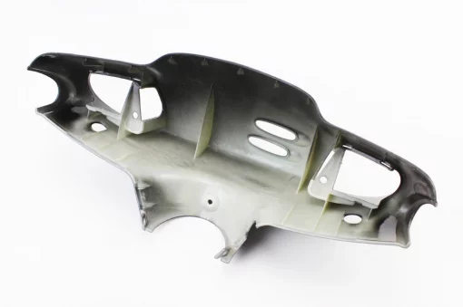 Yamaha JOG POCHE SA08 Пластик-керма передній "голова", чорний, пластик-J, YQ-329755