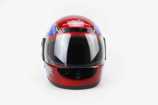 Шлем интеграл HF-101 M, красный с рисунком Q23-BL, ШОЛОМИ, YQ-330583