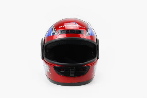 Шлем интеграл HF-101 M, красный с рисунком Q23-BL, ШОЛОМИ, YQ-330583