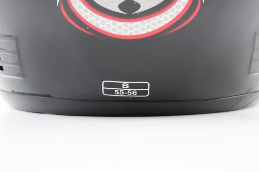 Шолом інтеграл HF-101 S, чорно-червоний Q233-R, ШОЛОМИ, YQ-330871