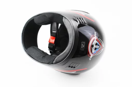 Шлем интеграл HF-101 М, чёрно-красный Q233-R, ШОЛОМИ, YQ-330872