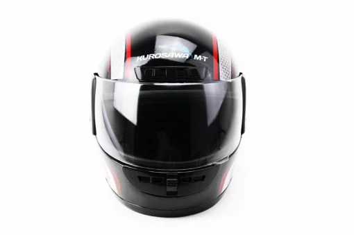 Шлем интеграл HF-101 М, чёрно-красный Q233-R, ШОЛОМИ, YQ-330872