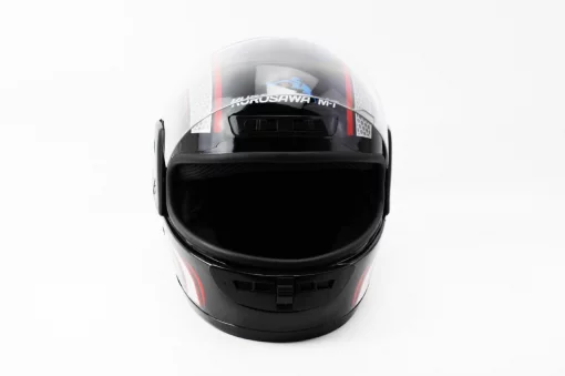 Шлем интеграл HF-101 М, чёрно-красный Q233-R, ШОЛОМИ, YQ-330872