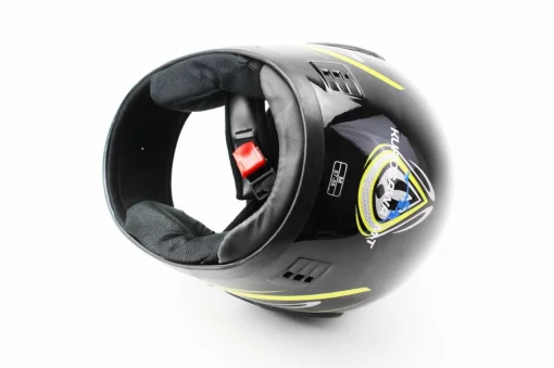 Шлем интеграл HF-101 M, чёрно-салатовый Q233-Y, ШОЛОМИ, YQ-330877