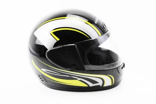 Шлем интеграл HF-101 M, чёрно-салатовый Q233-Y, ШОЛОМИ, YQ-330877