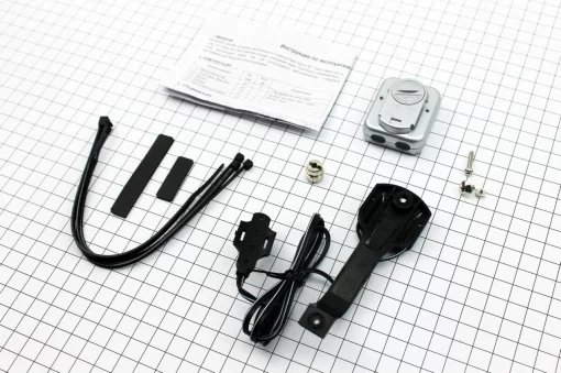 Велокомпьютер 11-функций, проводной, серый AS-821 (без батареек), ВЕЛОАКСЕСУАРИ, YQ-403748